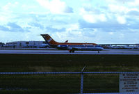 N75AF @ MIA - Taking off on 9R. Air Florida. - by GatewayN727