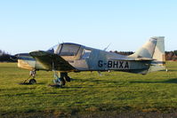 G-BHXA @ EGBD - despite its appearance, this aircraft is airworthy - by Chris Hall