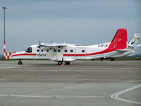 D-IFLM @ EGNS - The first Dornier used by Manx2. Wearing Red/Whit/Grey scheme - by Manxman