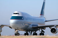 B-HKX @ DFW - Cathay Pacific Lines 747 freighter at DFW Airport - by Zane Adams