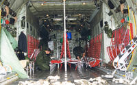 84007 - Swedish Air Force .Preparing cabin for pax transport.

C-130H Hercules . Angelholm F10 base, Jul '99 - by Henk Geerlings