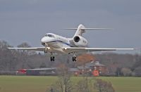 HB-JFD @ EGGW - Cessna 750 seen on short final to runway 26 at Luton (EGGW)