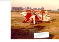 N66Y - crop duster Earl Reisdorfer, while working for Dick Rice of Bootheel Aviation, Kennett, MO.  Earl made the maiden flight for Pitts-SC-1. photo submitted by Earl's daughter, Nancy Hau - by Dick Rice