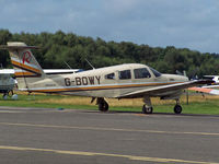 G-BOWY @ EGLK - PA-28 Turbo Arrow G-BOWY - by Manxman
