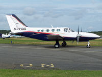 N421DD @ EGLK - Cessna 421 departs - by Manxman