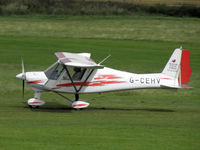 G-CEHV @ EGCB - Mainair Flying School Ikarus - by Manxman