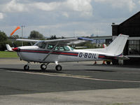 G-BOIL @ EGCB - Parked outside the main Hangar - by Manxman