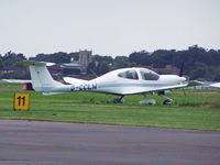 G-CCLW @ EGNE - One of several DA-40s there at Gamston that day - by Manxman