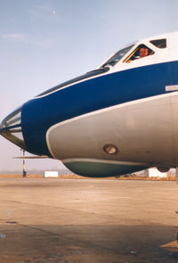 HA-LBE @ LHBP - Malev TU-134 ready for dep to AMS - by Henk Geerlings