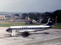 G-AMON @ PIK - Viscount 701 named Scottish Princess of BOAC at the terminal at Prestwick in the Summer of 1973. - by Peter Nicholson