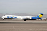 N878GA @ LAS - Allegiant continues to grow and has added 12 more seats to their MD fleet. - by Duncan Kirk