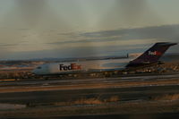 N280FE @ KBIL - FedEx Boeing 727 departing Billings Logan 1-21-2011 - by Daniel Ihde