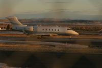 N57HA @ KBIL - Bombardier BD-100 departing Billings Logan 1-21-2011 - by Daniel Ihde