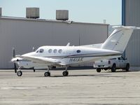 N41AK @ CNO - Parked east of Advantage Avionics - by Helicopterfriend