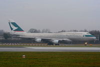 B-HKJ @ EGCC - Cathay Pacific Cargo B747 - by Chris Hall