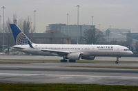 N12125 @ EGCC - Continental Airlines B757 wearing United titles after the recent merger of the two airlines to form United Continental Holdings Inc - by Chris Hall