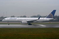 N12125 @ EGCC - Continental Airlines B757 wearing United titles after the recent merger of the two airlines to form United Continental Holdings Inc - by Chris Hall