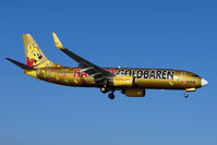 D-ATUD @ GCRR - TUIFLY's 2006 BOEING 737-8K5, c/n: 34685 in Harib Air c/s - by Terry Fletcher
