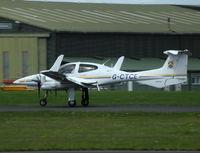 G-CTCE @ EGHH - Twin Star rolling out rwy 26 - by BIKE PILOT