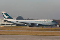 B-HOZ @ EGCC - Cathay Pacific Cargo - by Chris Hall