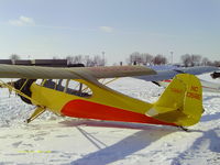N1385E @ WS17 - On the ramp EAA Ski plane Fly-in - by steveowen