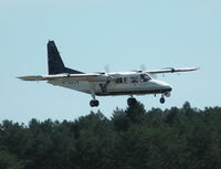 G-SJCH @ EGHH - Hampshire Police Islander on finals for rwy 26 - by BIKE PILOT