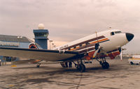 N101SF @ LAS - Nevada Airlines , C-53D , 1979 - by Henk Geerlings