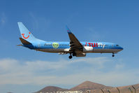 SE-DZK @ GCRR - TUIFLY NORDIC's 2000 Boeing 737-804, c/n: 28231 at Lanzarote - by Terry Fletcher