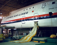 JA8102 @ RJTT - JAL 'Flight safety Center , Haneda Airport , Jan '88 - by Henk Geerlings