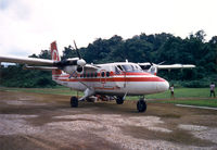 9M-MDL @ BLG - Malaysian Twin Otter , ready for departure to Kapit and Sibu , Sarawak , Aug 1988 - by Henk Geerlings