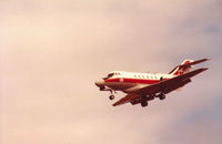 XS712 - Dominie T.1 of 6 Flying Training School at RAF Finningley returning home in May 1986. - by Peter Nicholson