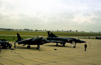 608 - Mirage IIIE of EC 2/4 French Air Force on the flight-line at the 1979 Intnl Air Tattoo at RAF Greenham Common. - by Peter Nicholson