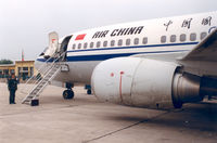 B-2535 @ ZLXY - Air China , Xian Airport, Jun '91 - by Henk Geerlings