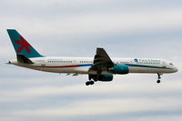 G-OOOX @ EGCC - First Choice B757 on approach for RW05L - by Chris Hall