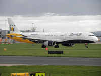 G-OZBS @ EGCC - Monarch - by Manxman