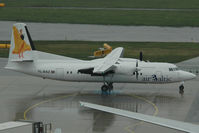 YL-BAZ @ LOWW - Air Baltic Fokker 50