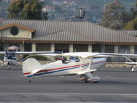 N62DP @ SZP - Glanville/Glanville STEEN SKYBOLT, Lycoming AEIO-360-B4A 180 Hp full inverted flight-capable systems, taxi - by Doug Robertson