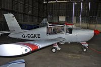 G-EGKE @ EGBG - 1980 MORANE SAULNIER RALLYE 180TS, c/n: 3325 at Leicester - by Terry Fletcher