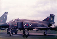 XV587 @ MHZ - Phantom FG.1 of 43 Squadron based at RAF Leuchars on display at the 1986 RAF Mildenhall Air Fete. - by Peter Nicholson