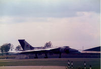 XH558 @ MHZ - The 1986 RAF Mildenhall Air Fete was the first season for the Vulcan Display Flight and until 1992 this Vulcan was the RAF display aircraft. - by Peter Nicholson