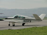 N100FB @ CNO - Parked near runway 26R west of the Tower - by Helicopterfriend