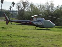 N350CM @ AJO - Parked, Covered up and tied down in the southeast grassy area - by Helicopterfriend