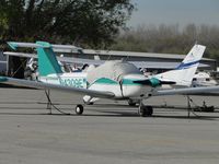 N4309E @ AJO - Parked and tied down - by Helicopterfriend
