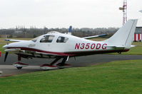 N350DG @ EGBE - 2005 Lancair Company LC42-550FG, c/n: 42074 at Coventry - by Terry Fletcher