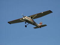 N696NS @ SZP - 1968 Cessna 150H 'North Star', Continental O-200 100 Hp, takeoff climb Rwy 22 - by Doug Robertson