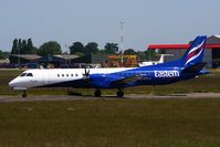 G-CFLV @ EGSH - Heading for Runway 09 - by N-A-S