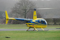 G-DCSE @ EGBE - 1999 Robinson Helicopter Co Inc ROBINSON R44, c/n: 0659 at Wellesbourne - by Terry Fletcher