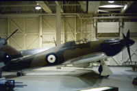 P2617 - Hurricane I - RAF Maintenace serial 8373M - on display at the RAF Museum at Hendon as seen in August 1976. - by Peter Nicholson