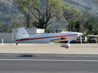 N28MW @ SZP - 1986 Waldorf VAN's RV-4, Lycoming O-320, landing Rwy 22 - by Doug Robertson