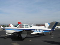 N3249C @ SZP - 1954 Beech E35 BONANZA, Continental E-225-8 225 Hp rating for takeoff - by Doug Robertson